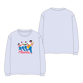Tour 2022ء& "Friends" Long Sleeves T (gray)