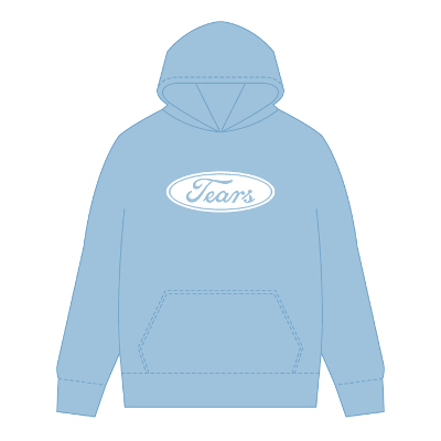 Tears Logo Hoodie LIGHT BLUE