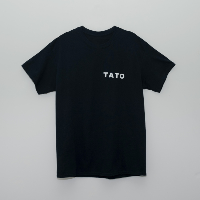 "T.A.T.O." LOGO T-SHIRT BLACK