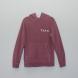 "T.A.T.O." LOGO HOODIE MAROON