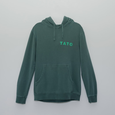 "T.A.T.O." LOGO HOODIE GREEN