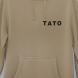 "T.A.T.O." LOGO HOODIE SANDSTONE