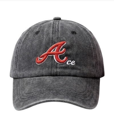 ACE LOGO CAP BLACK