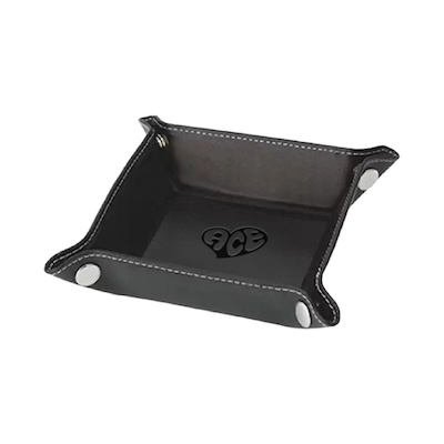 LOGO LEATHER TRAY