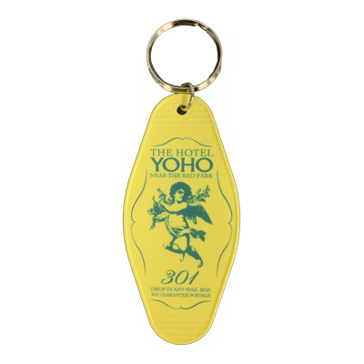 “Yo-Ho”Motel keychain[Light yellow]
