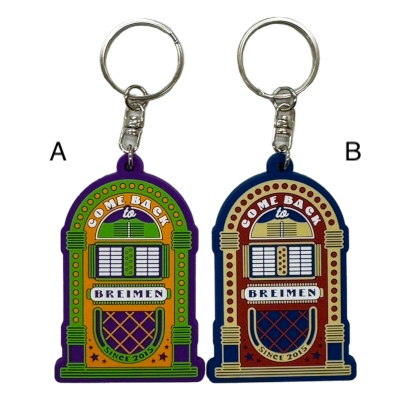 Jukebox Rubber Key Holder