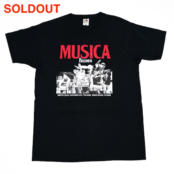 MUSICA T-shirt [BLACK]