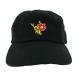 Flower Wavy Cap ブラック