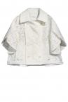 LAYERED SLEEVE LACE TRENCH[WHITE]