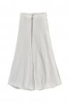 PLEATED BACK WIDE LEG PANTS [WHITE]
