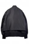 ORGANZA VESTZIP UP SWEAT JACKET SET [BLACK]