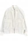 ORGANZA VESTZIP UP SWEAT JACKET SET [WHITE]