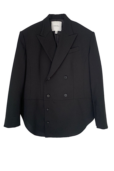 HYBRID SHIRT BLAZER[BLACK]