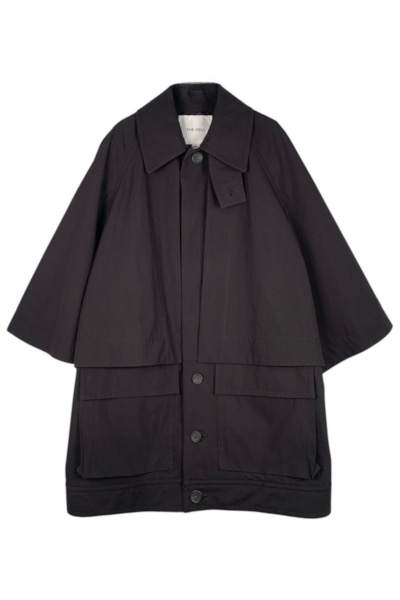 DOUBLE LAYER COAT [BLACK]