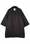 DOUBLE LAYER COAT [BLACK]