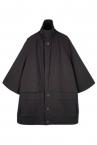 DOUBLE LAYER COAT [BLACK]