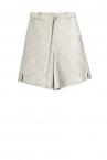 BELTED TWEED SHORTS [GREY-MULTI]