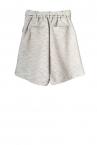 BELTED TWEED SHORTS [GREY-MULTI]