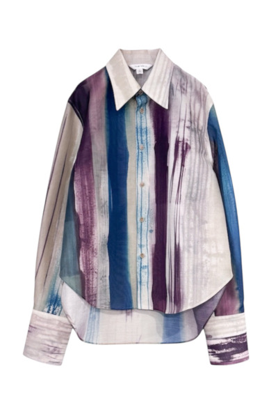 GRAFFITI PRINT SHIRT [BEIGE-MULTI]