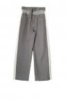 HYBRID WIDE LEG JEANS [GREY]