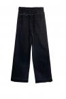 HYBRID WIDE LEG JEANS [BLACK]