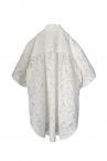 LAYERED SLEEVE LACE SHIRT [WHITE]