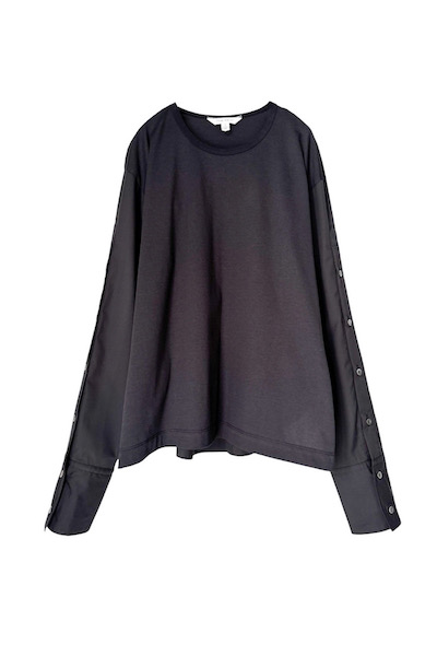 TRANSFORMER TEE CAMISOLE TOP [SOLID BLACK]