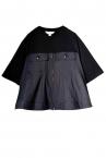 PEPRUM JACKET PANEL T-SHIRT [BLACK]