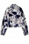 BOTANICAL PRINT DENIM JACKET [NAVY BLUE-MULTI]