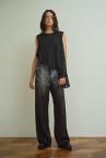 ASYMMETRIC LAYERED TOP [BLACK]