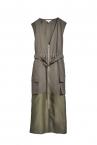 ORGANZA JACKET��COAT DRESS SET [KHAKI GREEN]