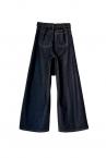 BELTED DENIM BARREL JEANS [INDIGO]
