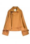 DOUBLE LAYER SHORT TRENCH COAT [CARAMELIZED]