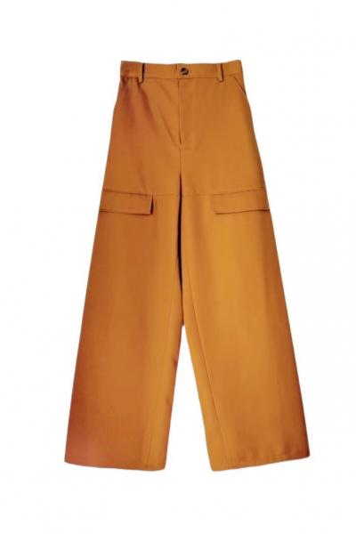 FRONT POCKETS BARREL PANTS [CARAMELIZED]