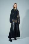 DETACHABLE DENIM CHECK SHIRT [BLACK MULTI]