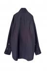 WING TIP COLLAR SHIRT[BLACK]