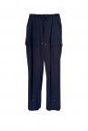 DRAWSTRING CARGO PANTS [BLACK]