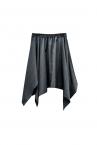 SCARF HEM SKIRT & PANTS SET [GREY]