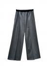 SCARF HEM SKIRT & PANTS SET [GREY]
