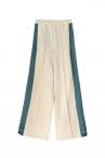 DENIM DRAWSTRING PANTS [BEIGE & LIGHT INDIGO]