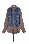 HYBRID DENIM SHIRT+BELT[KHAKI GREEN]