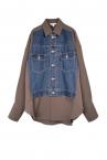 HYBRID DENIM SHIRT+BELT[KHAKI GREEN]