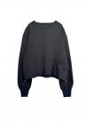 CHAIN PRINT TOP & SWEAT SET[BLACK & DARK INDIGO]