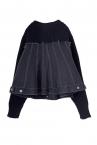 HYBRID DENIM KNIT SWEATER [BLACKBLACK]