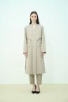 LONG TAILORING GILET AND JACKET SET [BEIGE]