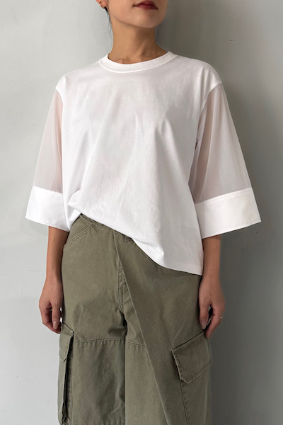 WASHABLE���������꡼�֥��åȥȥåץ� [WHITE]