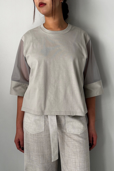 WASHABLE���������꡼�֥��åȥȥåץ� [GREY GREEN]