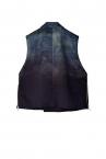 GRADIENT PINSTRIPE �� DENIM VEST [INDIGO-MULTI]