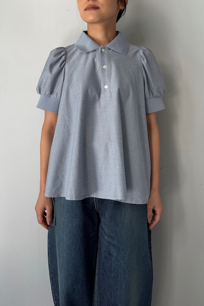 WASHABLE���Υ��ե쥢�ݥ��ȥåץ� [LIGHT INDIGO]