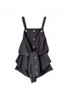 TRANSFORMER TEE CAMISOLE TOP [SOLID BLACK]